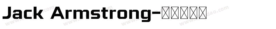 Jack Armstrong字体转换